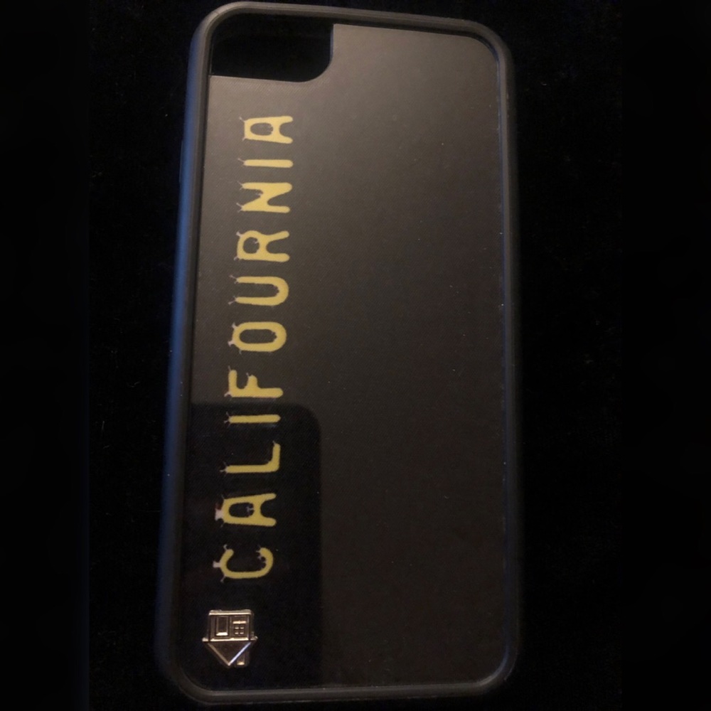 Wildflower CA License Plate iPhone 6/7/8 case